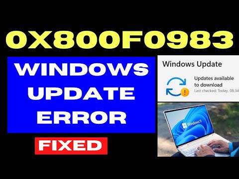 Windows update error Code 0x800f0983 on Windows 11 / 10