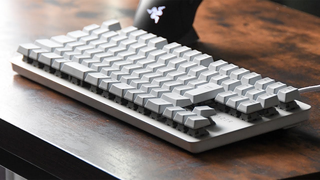 白いrazer お洒落なのにコスパ最高の可愛いテンキーレスキーボード Blackwidow Lite がめちゃめちゃおすすめです Mercury White Youtube