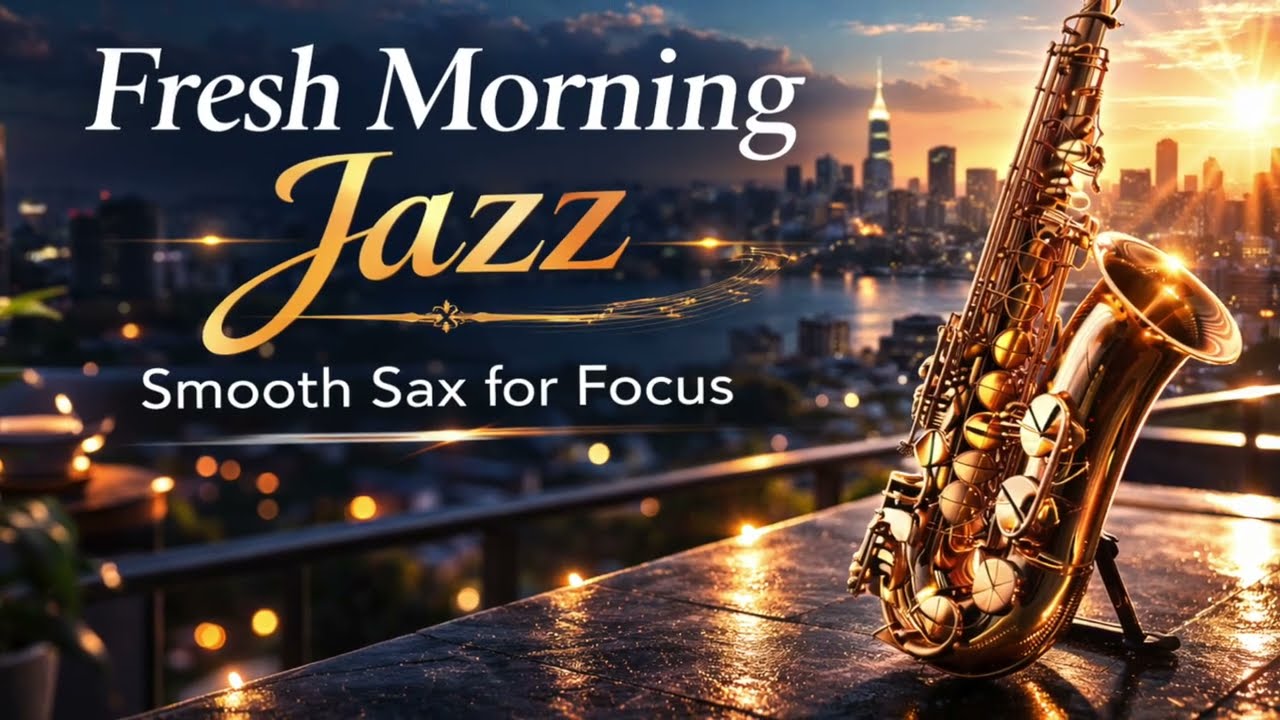Fresh Morning Jazz – Smooth Sax for Productive Focusfor Calm Focus