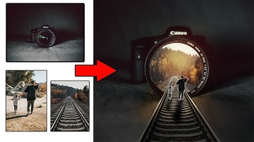Rails Inside Illution Photo Manipulation Photoshop Entertainment by 1 mint graphics