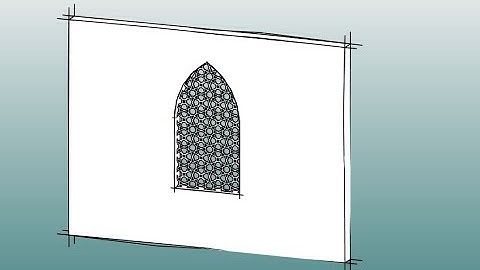 Everyday Revit (Day 425) - Parametric Islamic Pattern Window