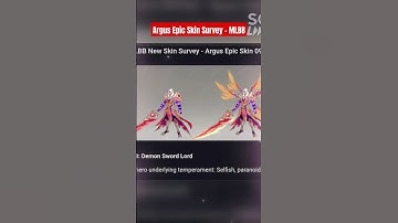 Argus Epic Skin Survey - #MLBB