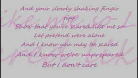 vulnerable -secondhand serenade with lyrics