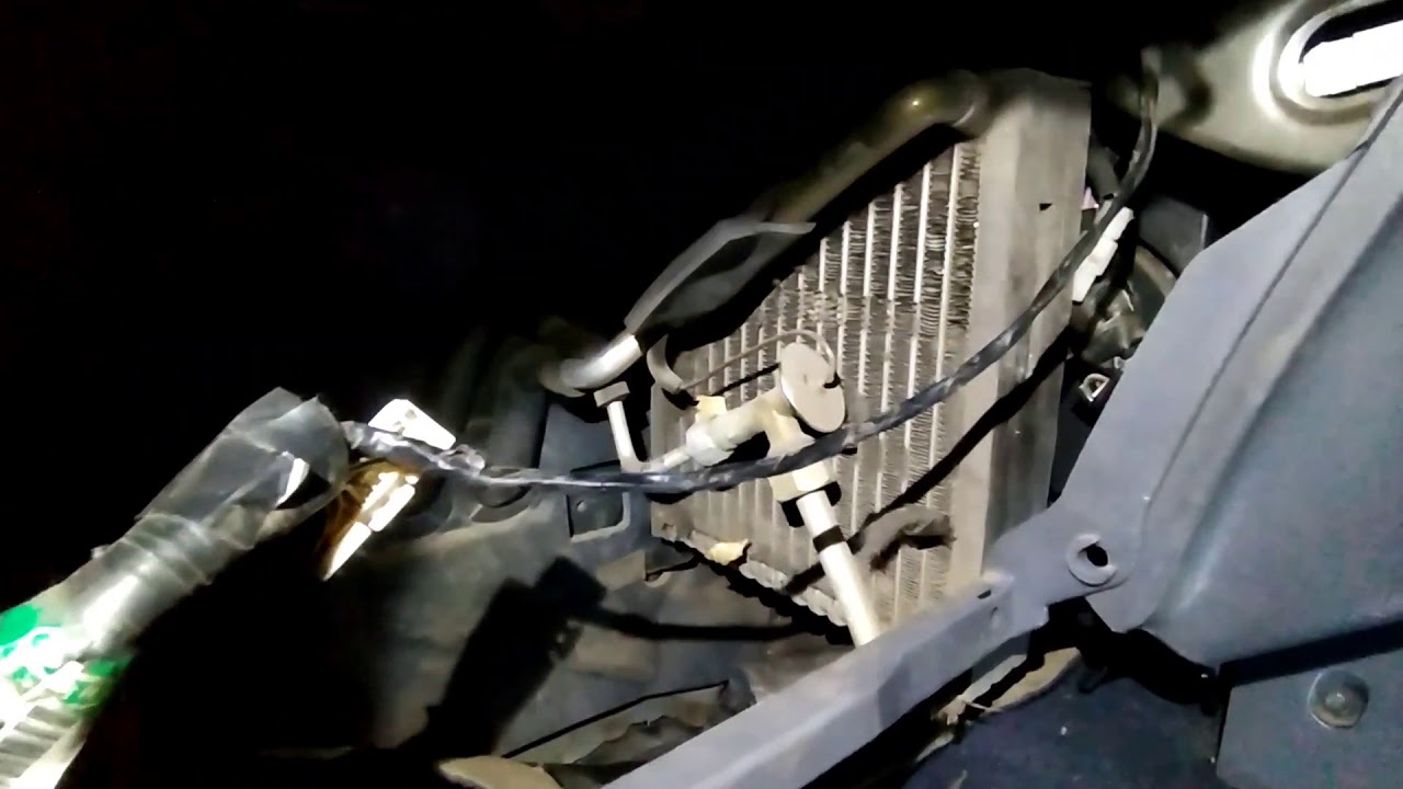 Очистка радиатора кондиционера, убираем запах из печки daihatsu terios ...