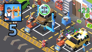 Car Fix Tycoon Gameplay Walkthrough - Part 5 (Android,IOS)