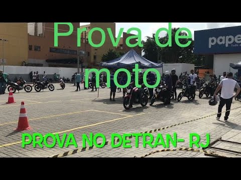 Prova de moto no Detran do Rio de Janeiro! Categoria A na CNH