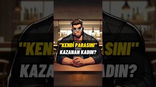 Kendi Parasını Kazanan Kadın Şkiler Irmızıhap