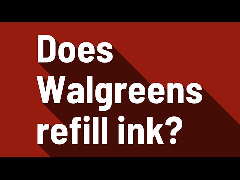 Video: Plní Walgreens kazety Canon?