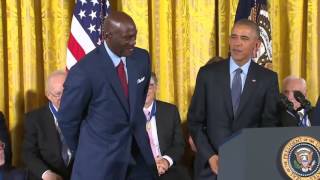 President Obama calls Michael Jordan 