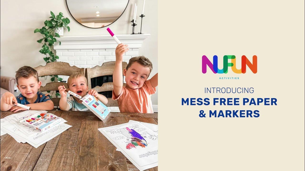 NuFun Activities Mess Free Markers 8 Count