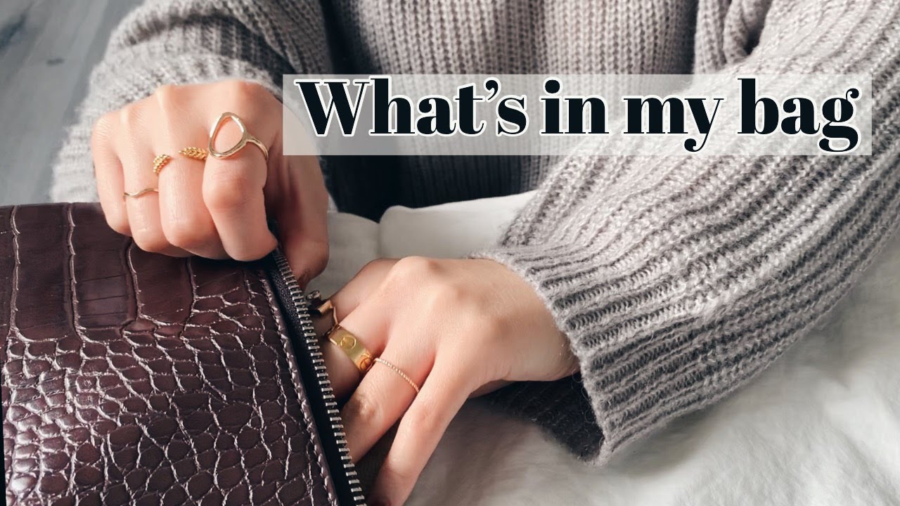 What's in my bag (2020) // ft JW Pei Eva Shoulder Bag 