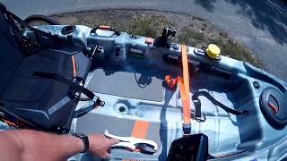 Pelican Catch 100 Fishing Kayak Mods and Kayak Trailer Pelican Catch 100 Fishing Kayak Mods and Kayak Trailer