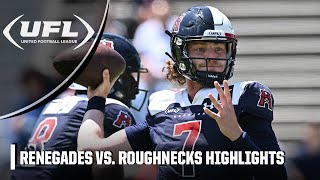 Arlington Renegades vs. Houston Roughnecks | UFL Highlights