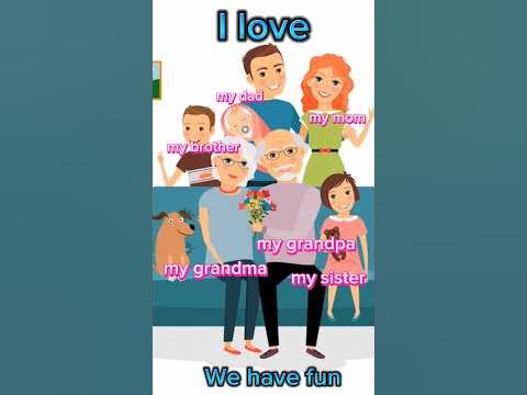 My family.Моя семья на английском языке. - YouTube