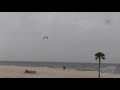 10-28-2020 Waveland, MS - Hurricane Zeta Wind Surfers and Waves at Veterans Pier