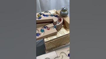 Winding Course ASMR ☆ Colorful Marble Chain Reaction ☆ HABA③ #marblerunhealing #viral