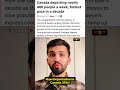 🚨 Mass Deportation in Canada 2026?Social media pe bohot rumours chal rahe hain #immgration