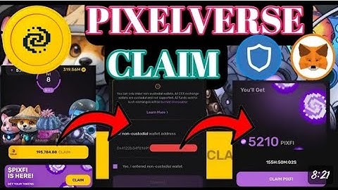 PixelVerse Dashboard Wallet Connect | PixelVerse Airdrop Withdrawal Claim | Pixel Tap Wallet Connect