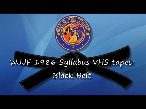 WJJF 1986 Syllabus VHS - Black Belt