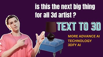 Is this the next BIG thing for all 3d artists? 3dfy the real Text to 3d