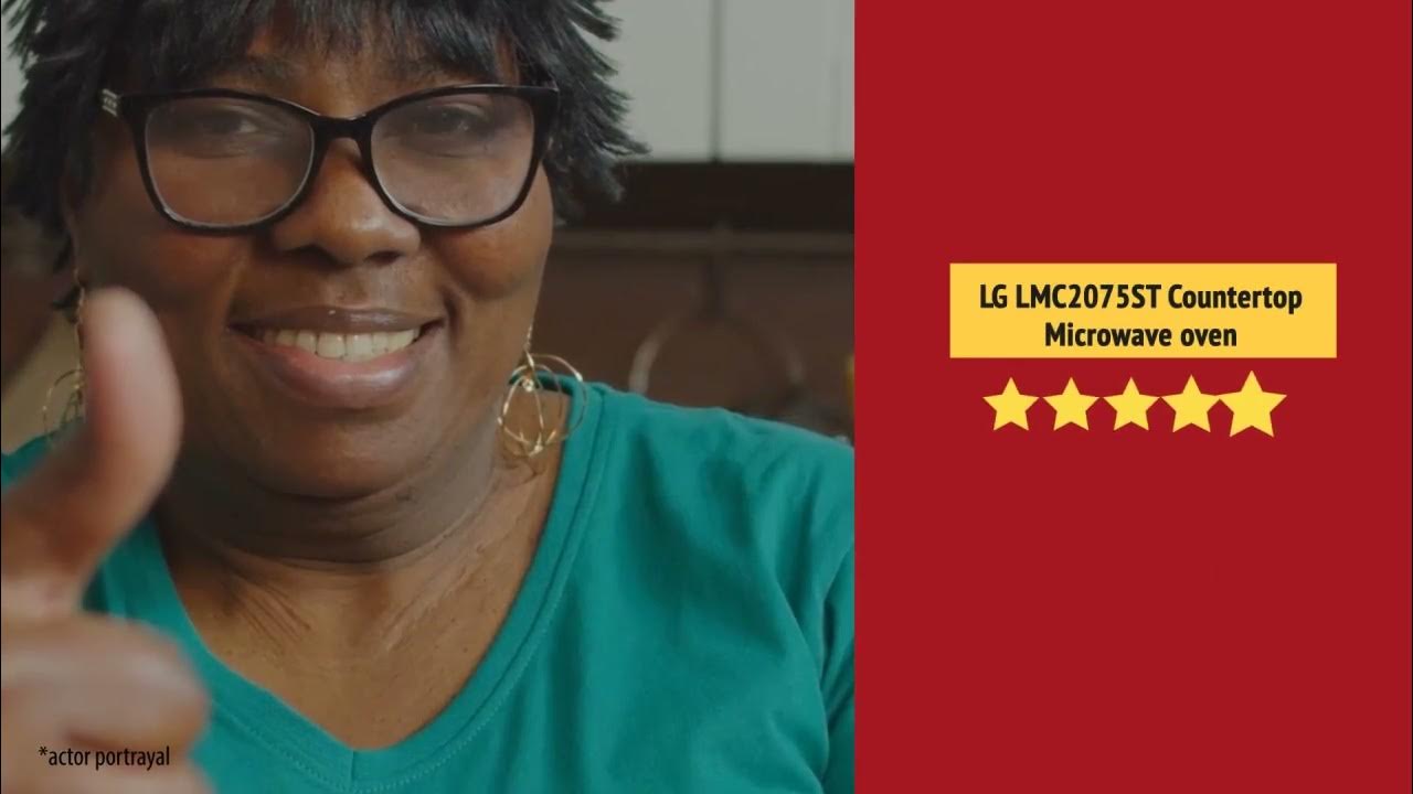 LG LMC2075BD Countertop Microwave Review YouTube