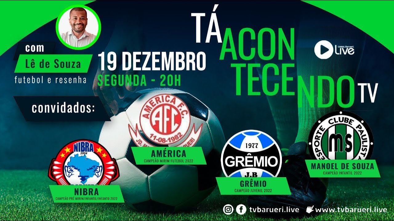 Campeões Mirim, Infantil E Juvenil 2022 |  Tá Acontecendo Tv