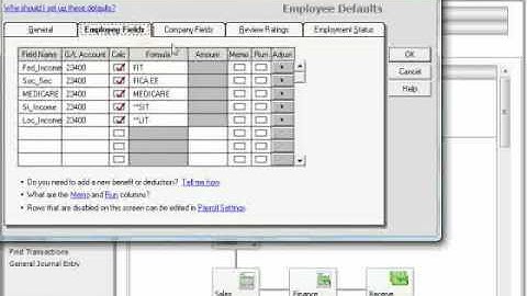 Sage 50 Tutorial Setting Employee Defaults Sage Training Lesson 2.6