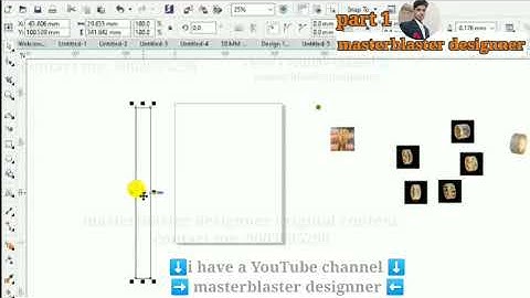 1St PART || how to make CNC Bangle, penden,ring  Design. use coreldraw x7 software..