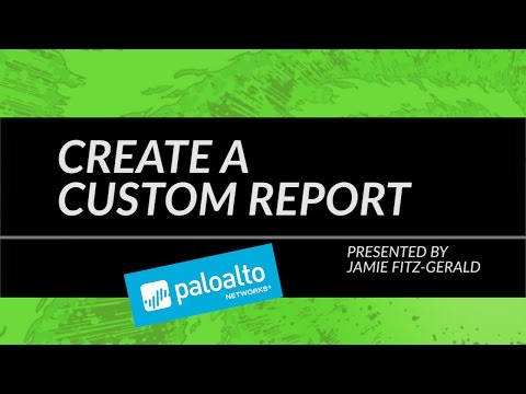 Video Tutorial: Create a Custom Report
