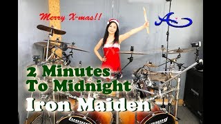 Iron Maiden - 2 Minutes to Midnight drum cover by Ami Kim (#62)