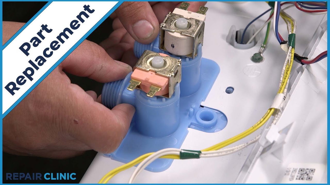 GE Washer Inlet Valve Replacement WH13X26535 - YouTube