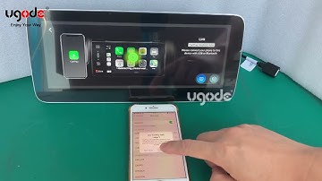 ugode android screen wireless carplay connect operate steps for iphone