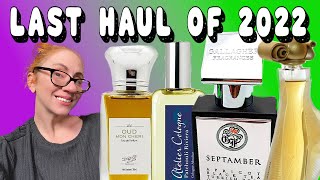 LAST FRAGRANCE HAUL OF 2022! Ending the Year with Some Amazing New Niche &amp; Designer Perfumes!