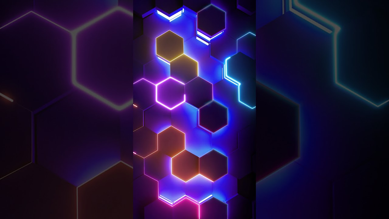 Purple technology neon graph space