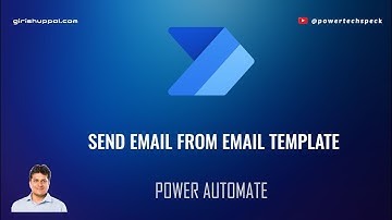 How to send email using Email Template using Power Automate?