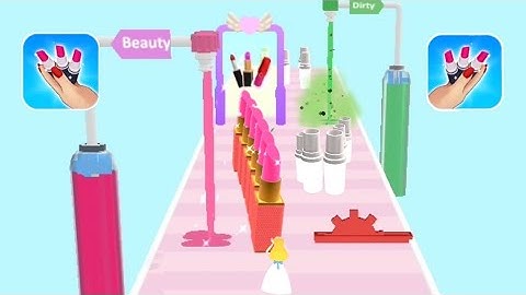 Lipstick Stack 💄||New Gameplay (iOS & Android) Walkthrough part 4