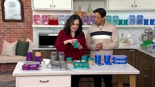 LocknLock S/2 Bento Boxes w/(2) Double Interlocking Containers on QVC