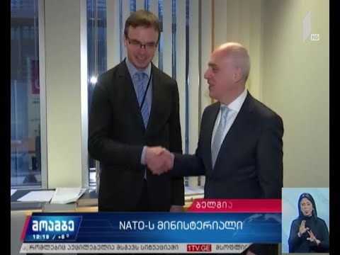 ნატო-ს მინისტერიალის ფარგლებში, დავით ზალკალიანმა შეხვედრები გამართა