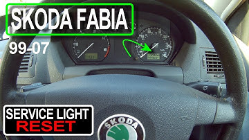 Skoda Fabia SERVICELAMPJES RESETTEN (Olie en Inspectie 99-07)