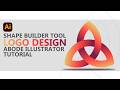 The Shape Builder Tool | Logo Design | Adobe Illustrator | Tutorial