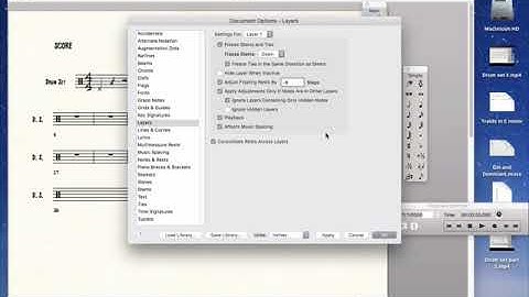 Berklee Drum set notation in FINALE 25 part 7
