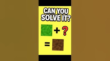 Solve This Minecraft Puzzle! 🔍🧠🟩❓🟫 #MinecraftPuzzle #GamingChallenge #CanYouSolveIt