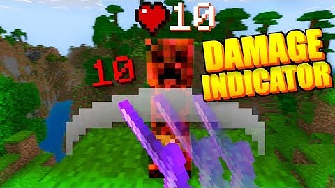 DOWNLOAD DAMAGE INDICATOR MOD FOR MCPE 1.21
