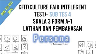 Psikotes CFIT Subtest 4 Skala 3 Form Vers 2 Jawaban + Pembahasan screenshot 3