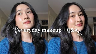 my everyday makeup routine + q&a (get to know me) | grwm