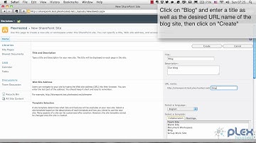 How to create a blog in SharePoint