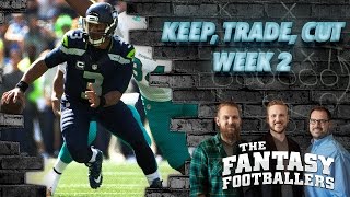 Fantasy Football 2016 - Keep, Trade, Cut + #FootClan Mailbag - Ep. #264