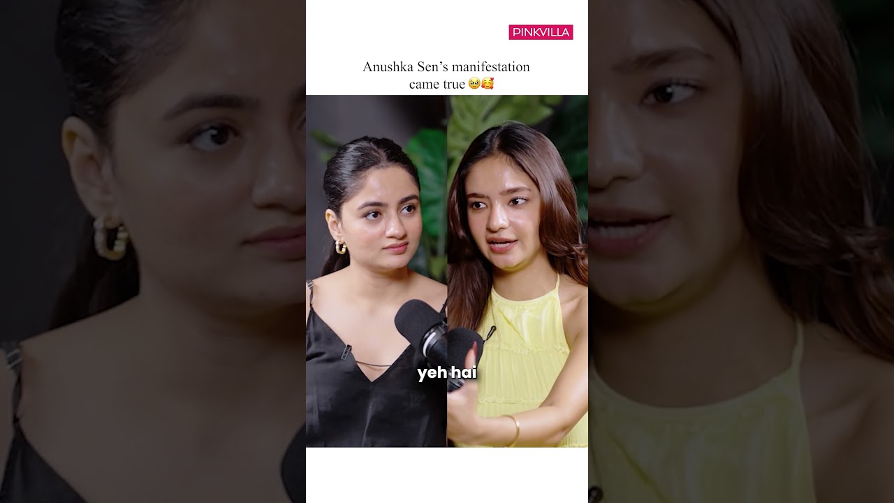 Anushka Sen 😍🧿 Reveals She MANIFESTED Her Korean Industry Journey ✨ #shorts #anushkasen #southkorea
