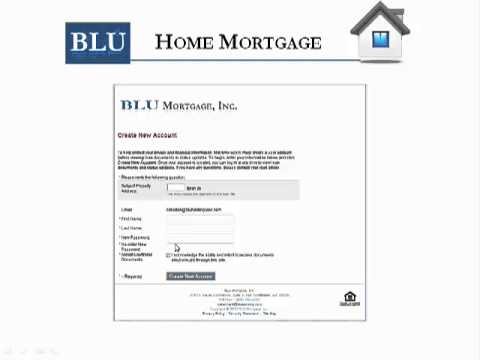 Login to BLU Mortgage