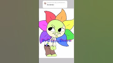 Redesigning dandy’s world toons part 22 DANDY 🌼🌈 #dandysworld #ibispaintx #drawing